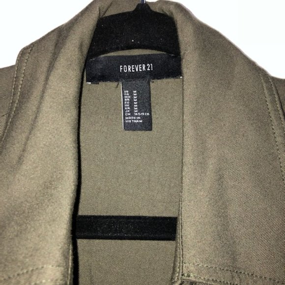 Forever 21 Trench Coat - Picture 2 of 4